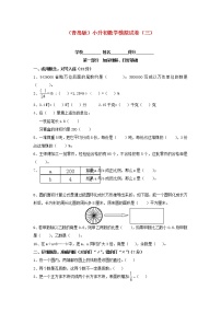 青岛版小升初数学模拟试卷（三）