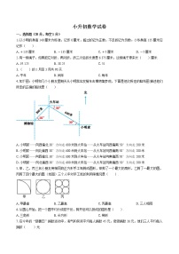 人教版小升初数学试卷（五）