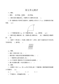 人教版数学六年级上册  第五单元复习测评  试卷（含答案）