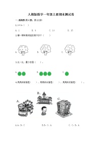 人教版数学一年级上册期末测试卷最新