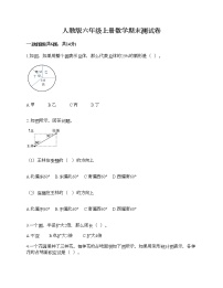 人教版六年级上册数学期末测试卷A4版可打印