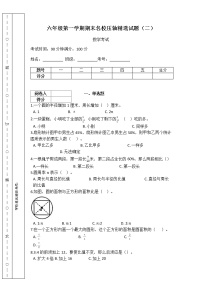 【期末必备】小学数学六年级第一学期-期末精选试题（二）（含答案）人教版