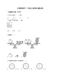 人教版数学一年级上册期末测试卷（考点精练）