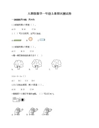 人教版数学一年级上册期末测试卷（原创题）