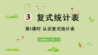 小学数学人教版三年级下册3 复式统计表课文配套课件ppt