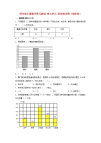 【单元测试】四年级上册数学单元测试-第七单元  条形统计图（培优卷）  人教版（含答案）