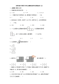 北师大版小学数学六年级上册期末高频考点易错金卷（五）