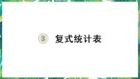 小学数学人教版三年级下册3 复式统计表图文课件ppt