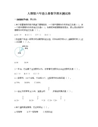 人教版六年级上册数学期末测试卷 (5)