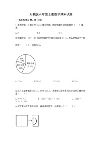 人教版六年级上册数学期末试卷及参考答案（达标题）