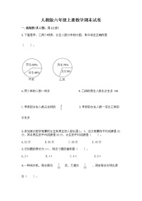 人教版六年级上册数学期末试卷带答案（预热题）