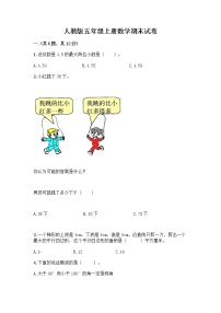 人教版五年级上册数学期末试卷带答案（培优A卷）