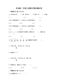 青岛版二年级上册数学期末测试卷精品带答案