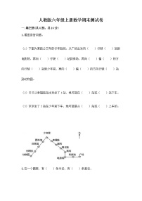 人教版六年级上册数学期末测试卷含答案（满分必刷）