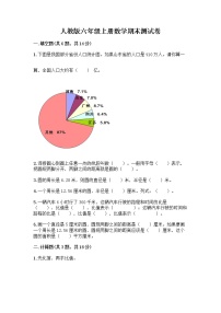 人教版六年级上册数学期末测试卷（考试直接用）