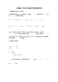 人教版六年级上册数学期末测试卷附答案（预热题）