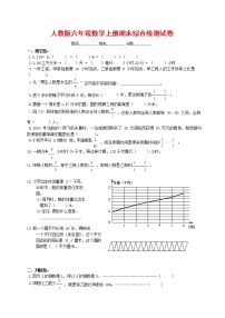 人教版六年级数学上册 第一学期期末复习综合检测试题测试卷 (48)