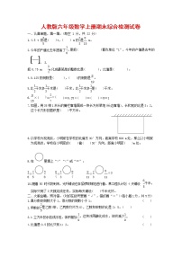 人教版六年级数学上册 第一学期期末质量综合检测试题测试卷 (58)