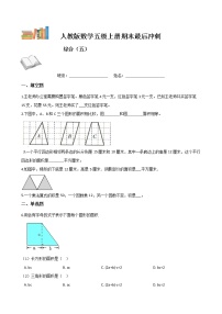 期末最后冲刺五套卷——人教版五年级上册数学综合（五）