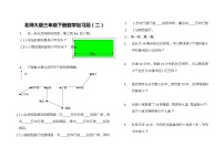 北师大版三年级下学期数学期末检测试题