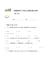 期末最后冲刺五套卷——苏教版六年级上册数学综合（四）