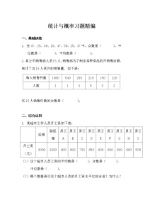 统计与概率习题精编