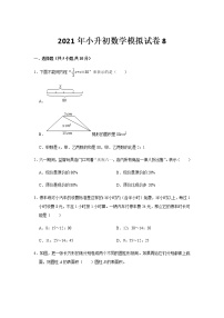 人教版2021年小升初数学模拟试卷8（无答案）