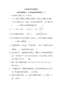 2022年苏教版小学数学六年级下册小升初满分压轴卷03（含答案）