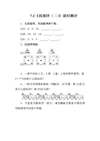 数学人教版7. 找规律精品测试题