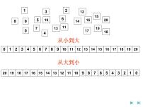 小学数学20以内数的排列背景图课件ppt