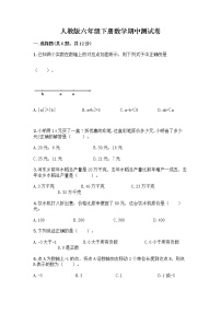 人教版六年级下册数学期中测试卷含完整答案（名校卷）