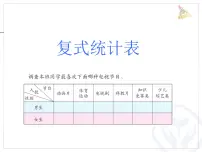 人教版三年级下册3 复式统计表精品ppt课件