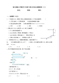 新人教版小学数学六年级下册小升初全真模拟卷（三）含答案