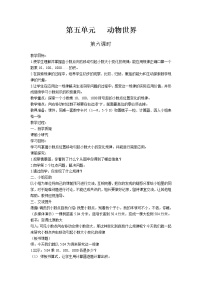 小学数学青岛版 (六三制)四年级下册五 动物世界---小数的意义和性质优秀教案