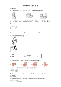 北师大版四年级下册看一看课时作业