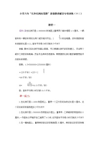 小学六年“比和比例应用题”易错题讲解及专项训练（十二）学案