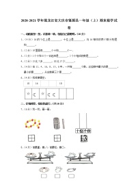 2020-2021学年黑龙江省大庆市肇源县一年级（上）期末数学试卷（含答案）