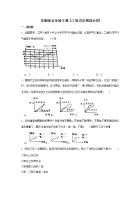 数学五年级下册二 折线统计图课时训练