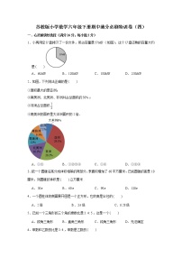 苏教版小学数学六年级下册期中满分必刷特训卷（四）（word版，含答案）