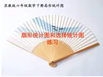 六年级下册一 扇形统计图背景图ppt课件