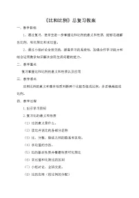 小学数学西师大版六年级下册数与代数教案设计