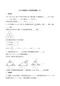 六年级下册数学试题--2021河北衡水小升初冲刺试题（八） 人教新课标 含答案