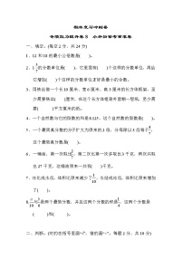 冀教版数学五年级下册期末复习冲刺卷 专项能力提升卷8 小升初常考重难卷 (含答案)