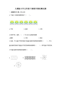 人教版小学五年级下册数学期末测试题（各地真题）word版