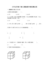 小学五年级下册人教版数学期末测试卷附答案（培优B卷）