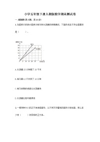 小学五年级下册人教版数学期末测试卷及答案（真题汇编） (2)