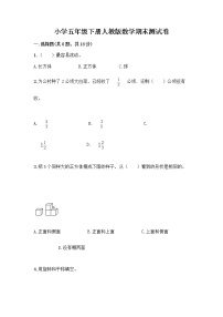 小学五年级下册人教版数学期末测试卷附答案（能力提升） (3)