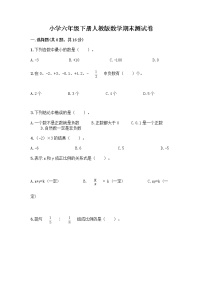 小学六年级下册人教版数学期末测试卷及参考答案（综合卷）