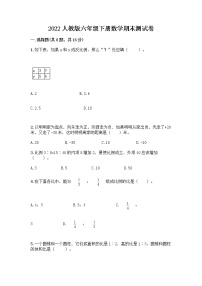 2022人教版六年级下册数学期末测试卷（真题汇编）