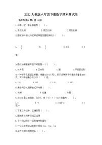 2022人教版六年级下册数学期末测试卷附答案（能力提升）